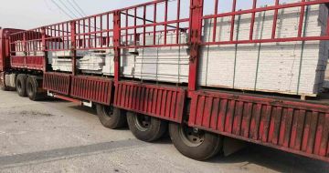 普洱 白麻荔枝面外墙干挂，工厂装车日常