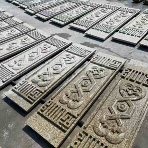 普洱 黄金麻花岗岩外墙雕刻板