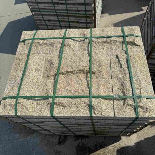 普洱 黄金麻花岗岩石材自然面蘑菇石成品