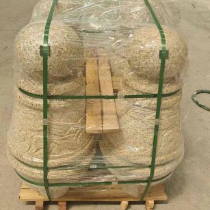 普洱 黄金麻异形定制雕花——棒棒糖挡车柱