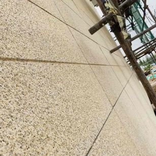 普洱 黄金麻花岗岩荔枝面外墙干挂石材效果示例