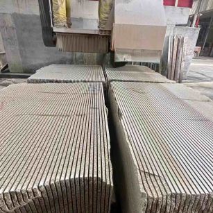 普洱 车间生产日常，黄金麻白麻花岗岩