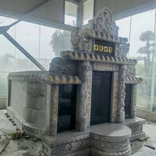 普洱 芝麻白墓碑效果展示图