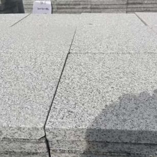 普洱 白麻花岗岩石材推荐 荔枝面地铺石