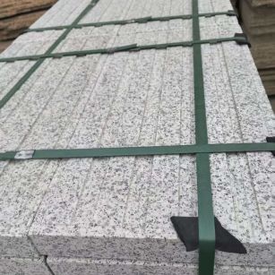 普洱 白麻花岗岩直行盲道石，盲条，地铺石