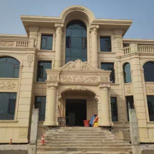 普洱 黄金麻花岗岩别墅外墙干挂