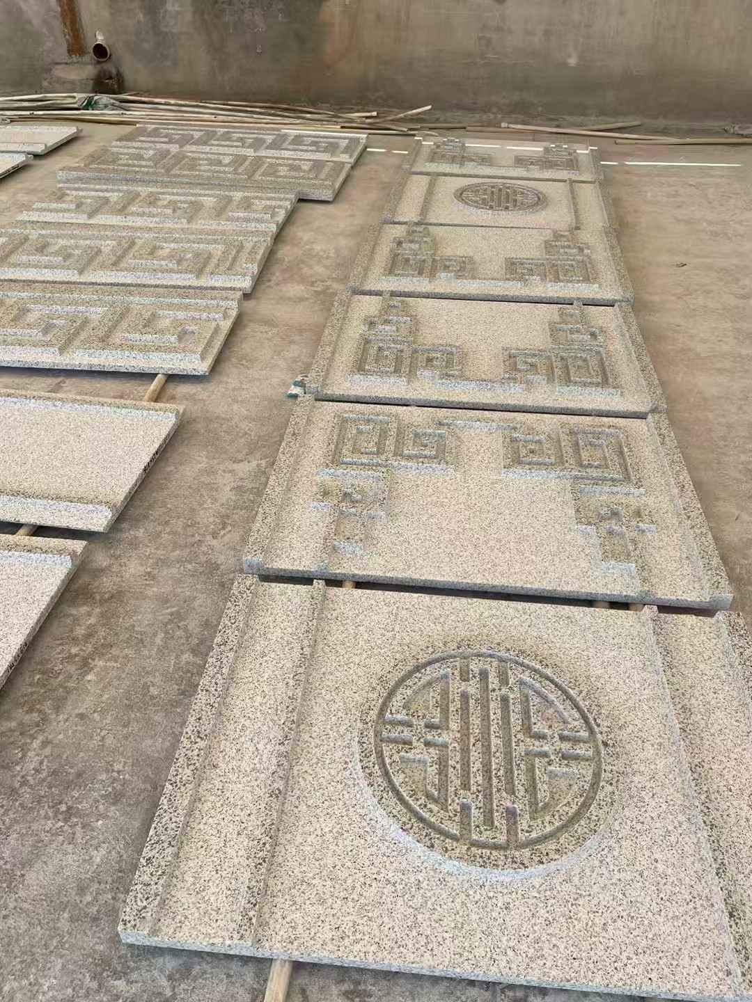 普洱 白麻花岗岩外墙立面雕刻板