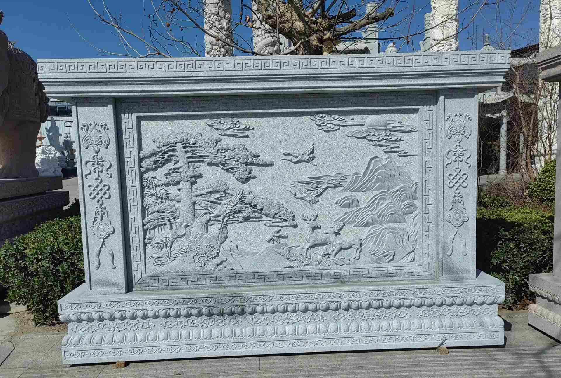 普洱 芝麻白大型照壁，屏风，影壁