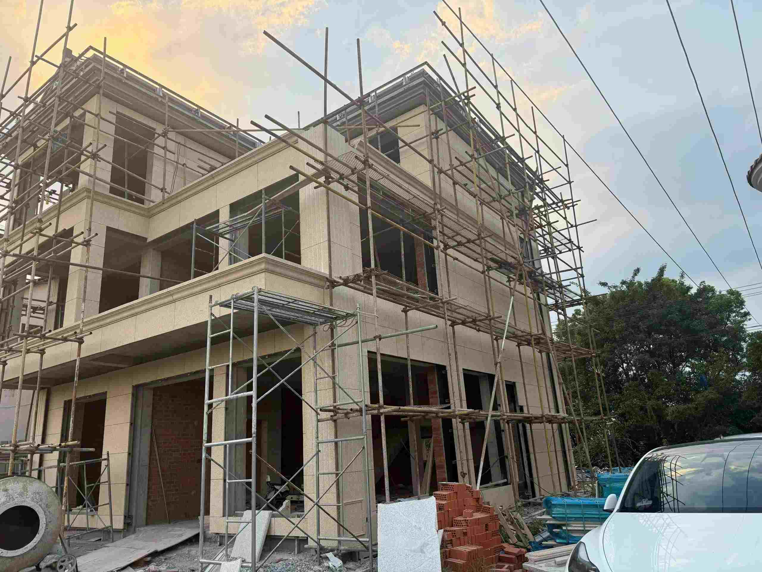 普洱 黄金麻荔枝面花岗岩外墙干挂