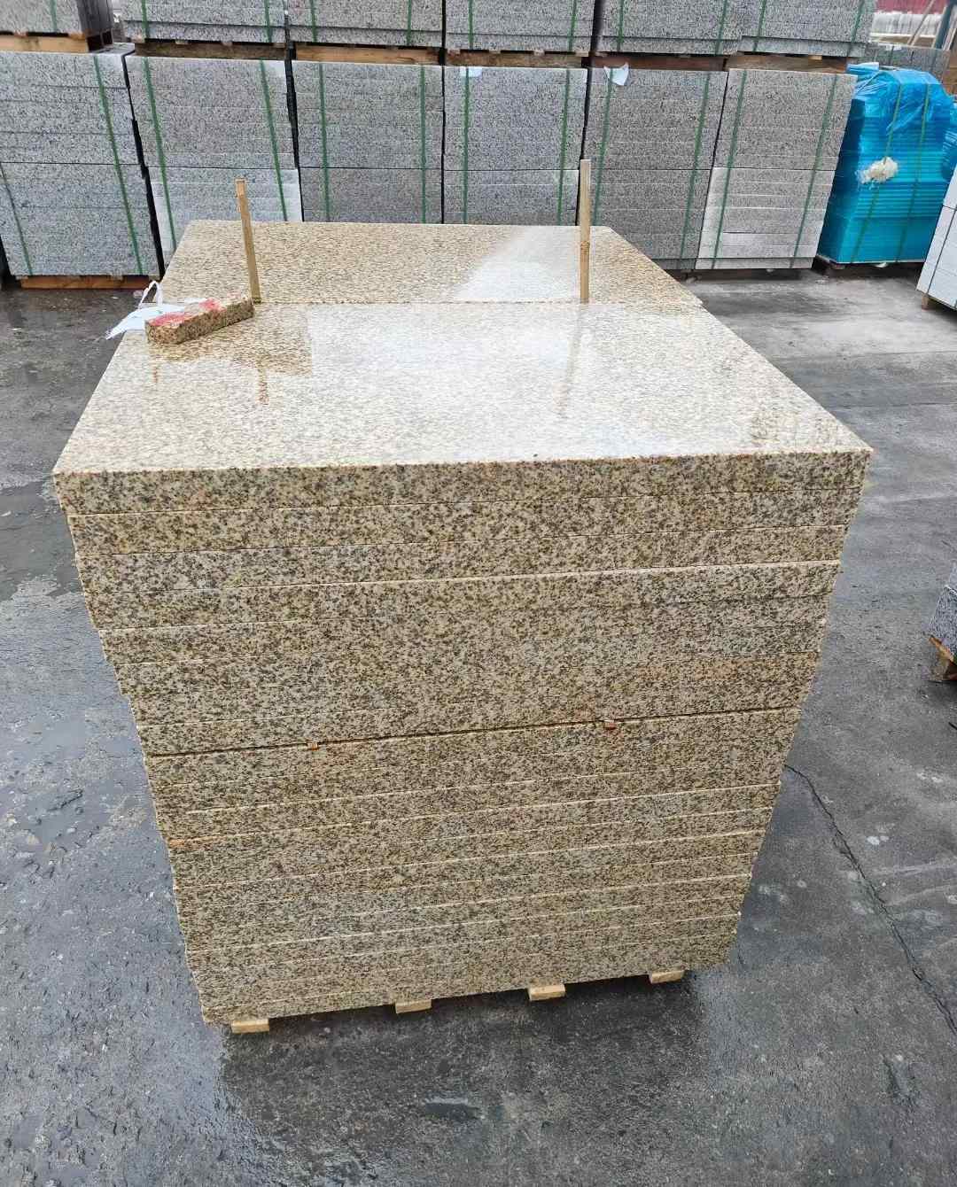 普洱 湖北黄金麻花岗岩石材荔枝面外墙石材