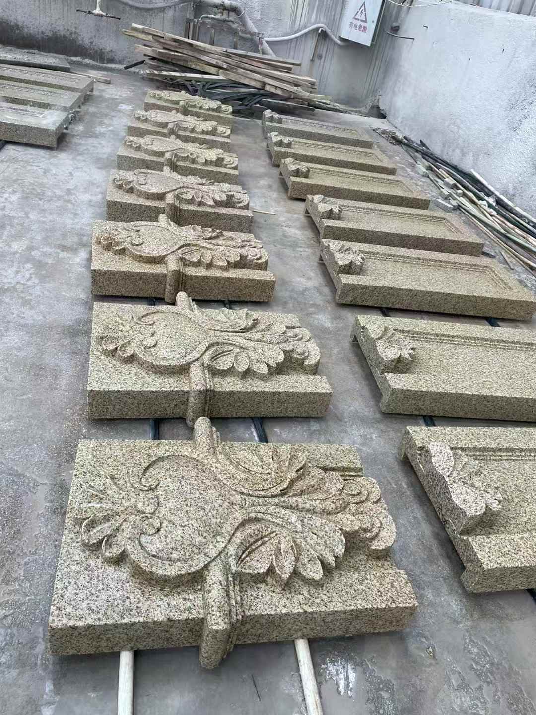 普洱 黄金麻花岗岩别墅外墙雕刻板