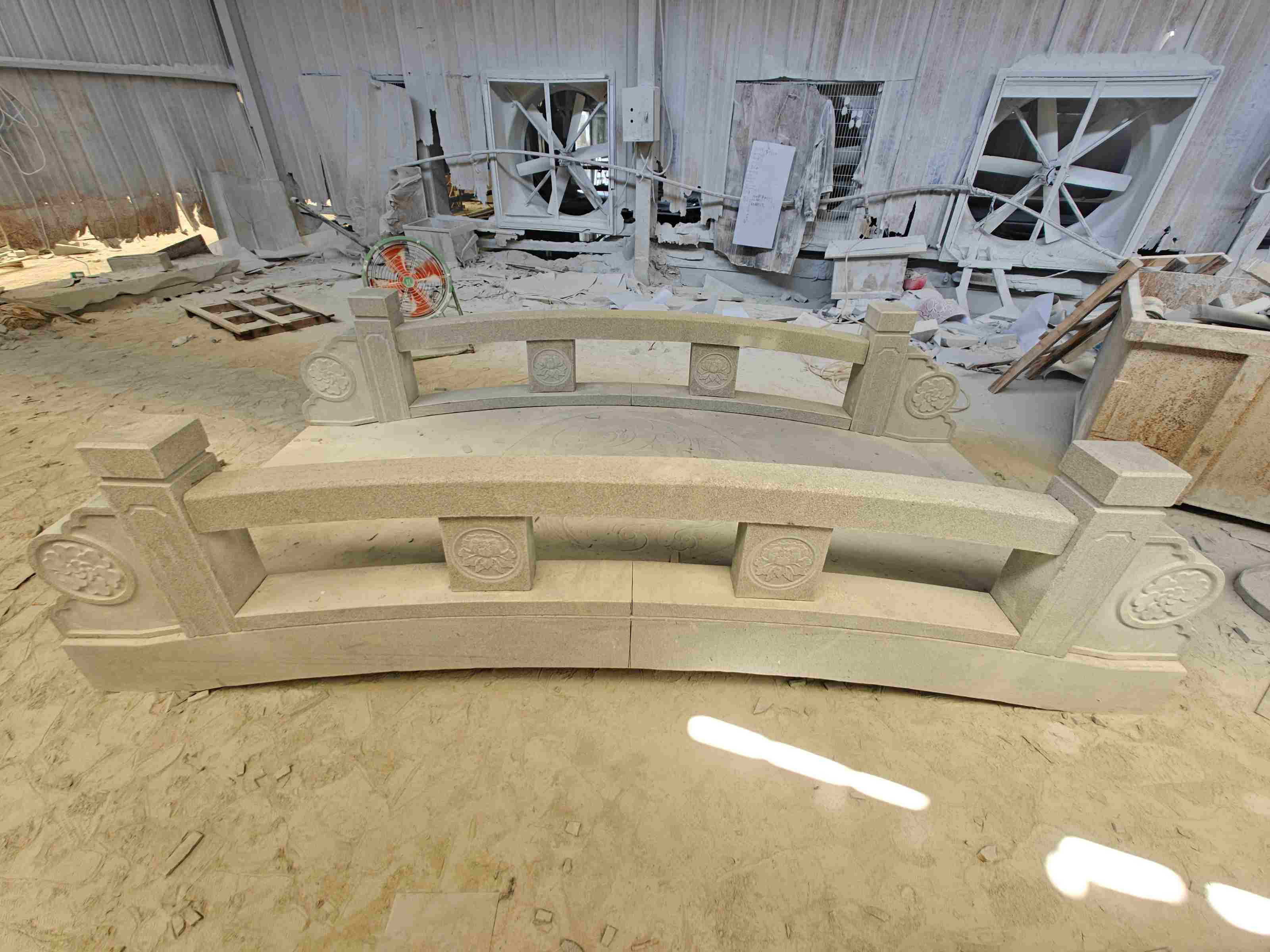 普洱 芝麻灰花岗岩异形加工-拱桥，石桥