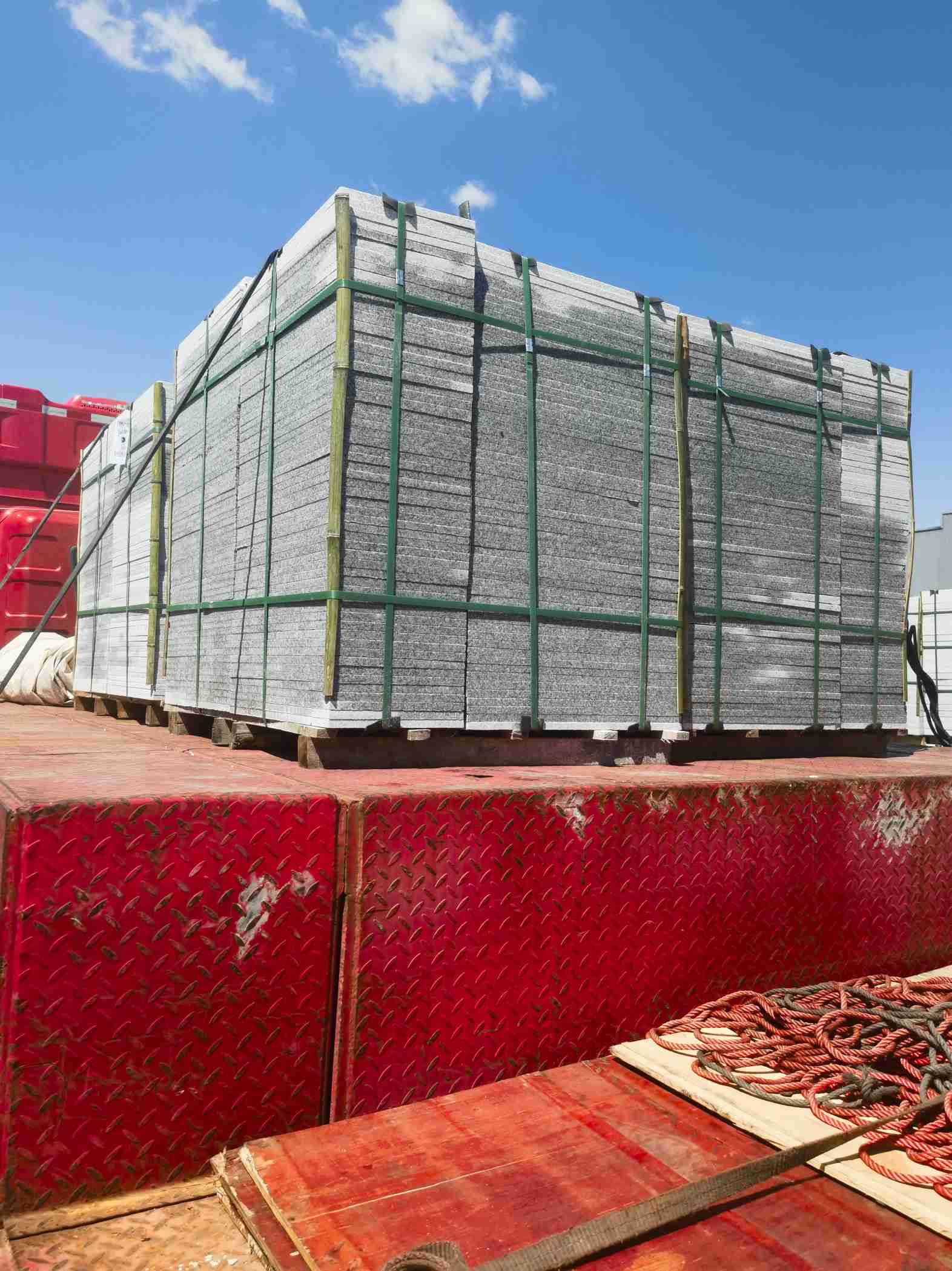 普洱 芝麻白火烧规格板地铺石300*600/600*600