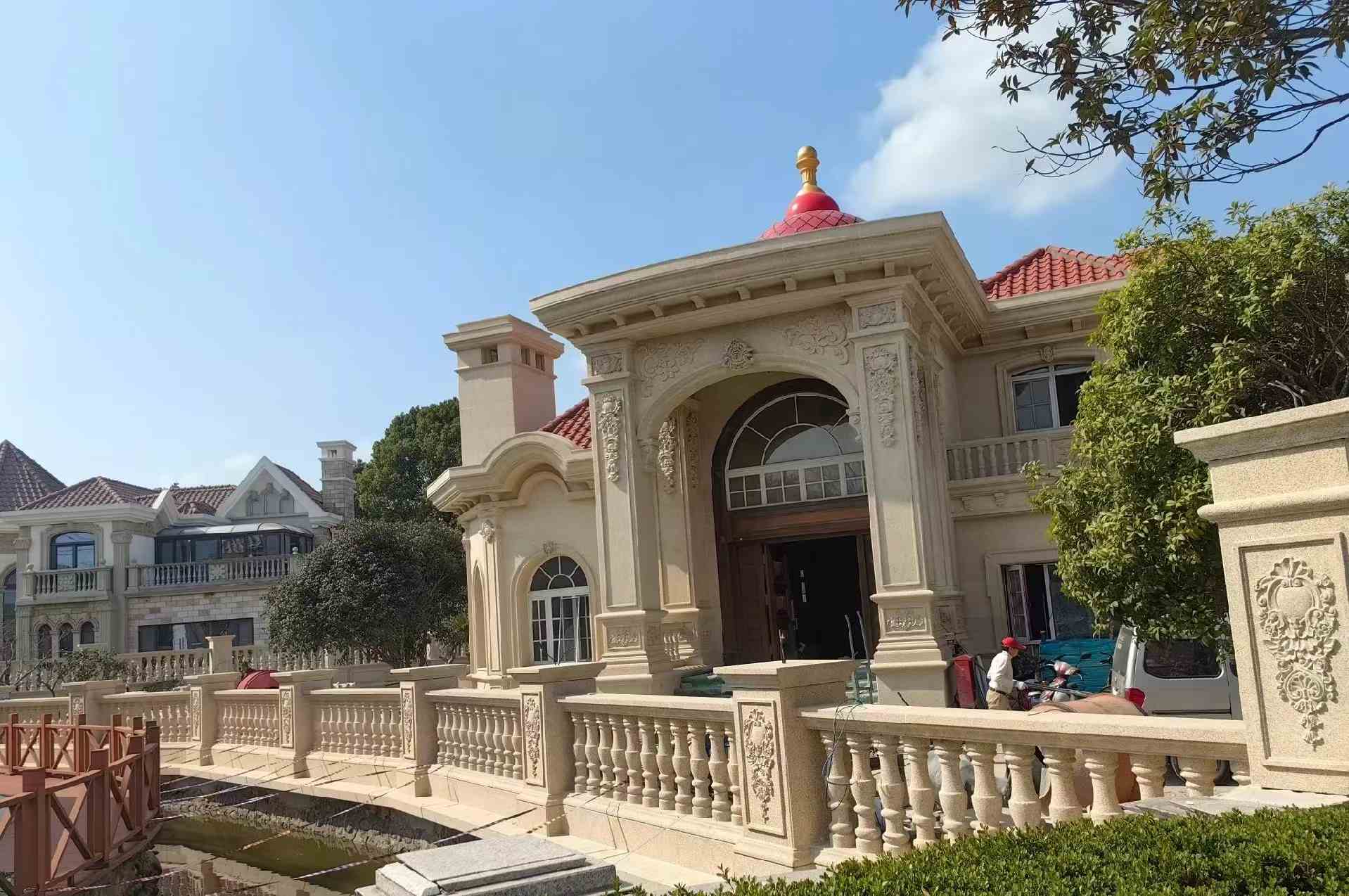 普洱 黄金麻花岗岩欧式别墅